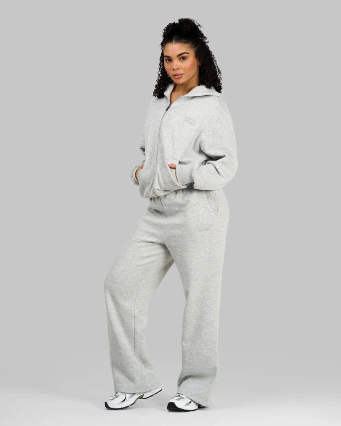 Atenea - Jogger original de pierna recta - Gris
