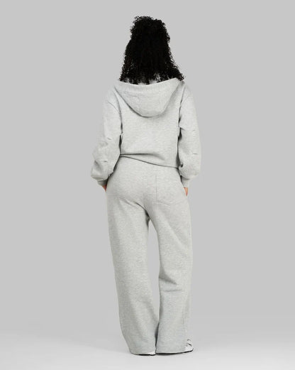 Atenea - Jogger original de pierna recta - Gris