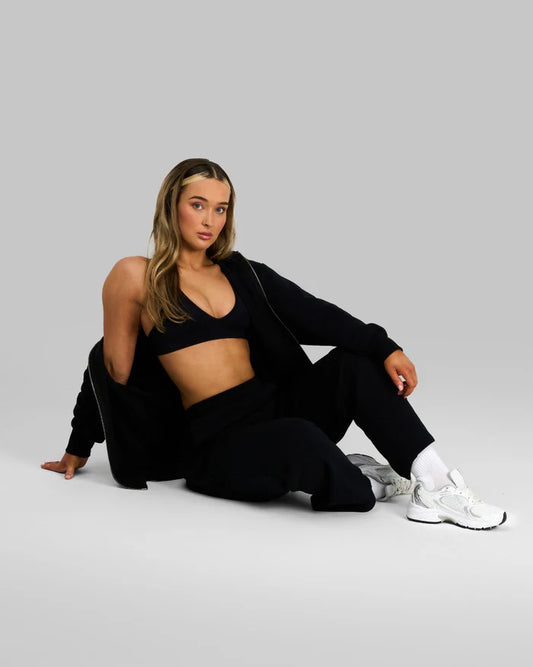Atenea - Jogger original de pierna recta - Negro