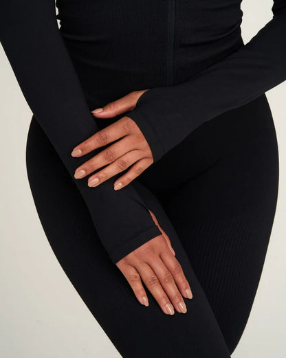 Atenea - Chaqueta seamless sculpting - Negro