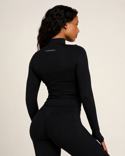 Atenea - Chaqueta seamless sculpting - Negro