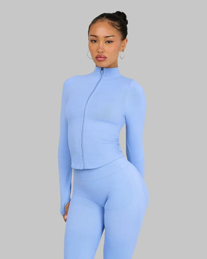 Atenea - Chaqueta seamless sculpting - Celeste