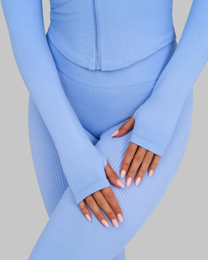 Atenea - Chaqueta seamless sculpting - Celeste