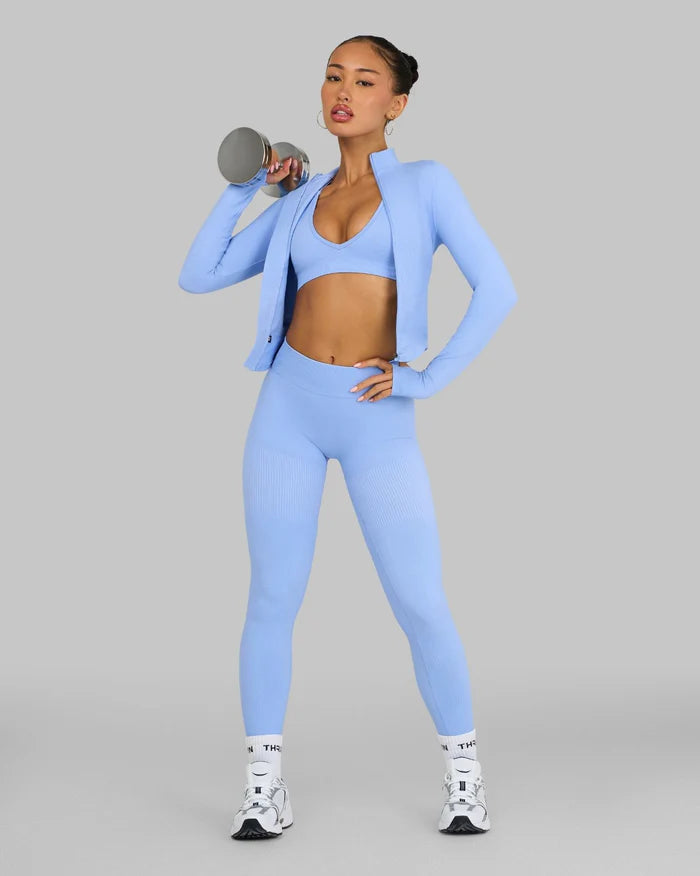 Atenea - Chaqueta seamless sculpting - Celeste